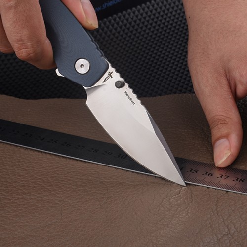 Shieldon Hierophant Pocket Knife 154CM Steel 3.38'' Drop Point Blade G10 Handle Folding Knife with Easy Open Flipper & Thumb Stud for Every Day Carry