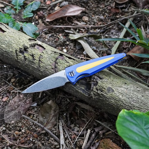 Shieldon Colibri Pocket Knife 154CM Steel 2.91'' Blade G10 Handle Titanium Pocket Clip Folding Knife, Nested Liner Lock EDC Knife 