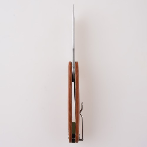 Shieldon Hoplon Pocket Knife, 154CM 2.59“ Satin Finish Japanese Tanto Point Blade, G10 & Micarta Handle Hollow Grind EDC Folding Knife 